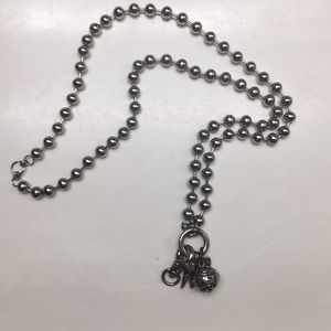 Plunder silver necklace